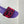 dway slide embroidered red purple cotton