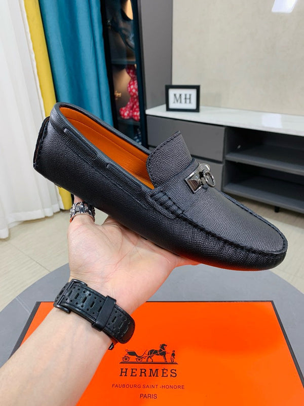 HM IRVING LOAFER BLACK CALFSKIN