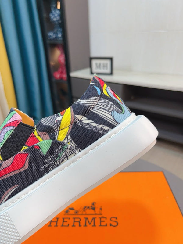 SNEAKER SLIP-ON HM LANCE MULTICOLOR-DENIM INDACO