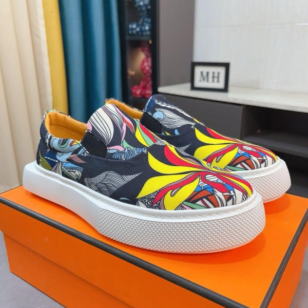 SNEAKER SLIP-ON HM LANCE MULTICOLOR-DENIM INDACO
