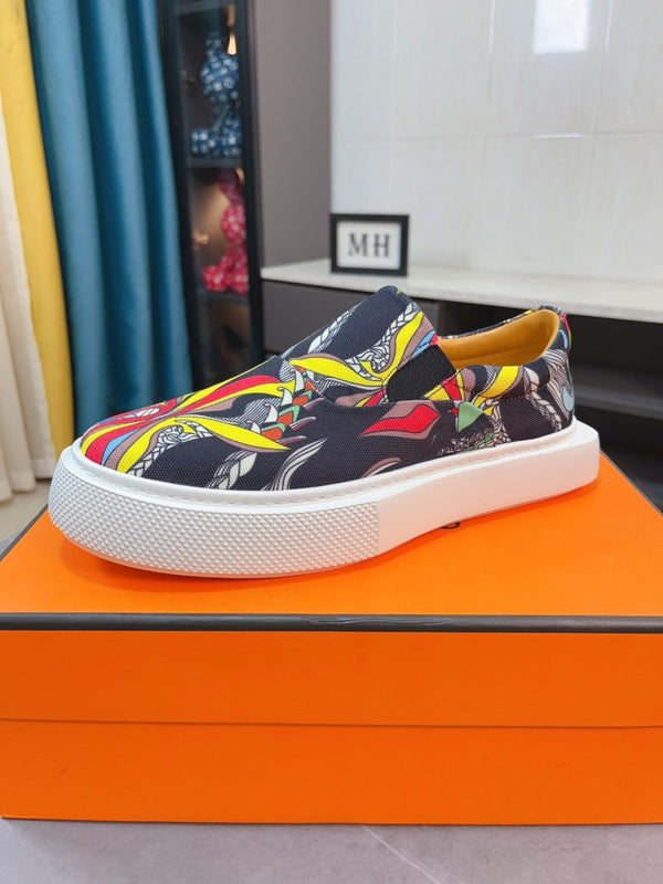 SNEAKER SLIP-ON HM LANCE MULTICOLOR-DENIM INDACO