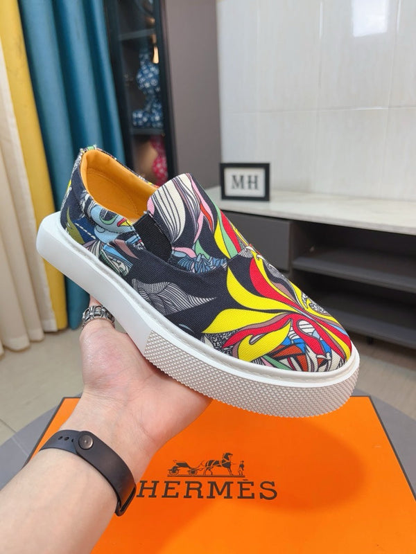 SNEAKER SLIP-ON HM LANCE MULTICOLOR-DENIM INDACO