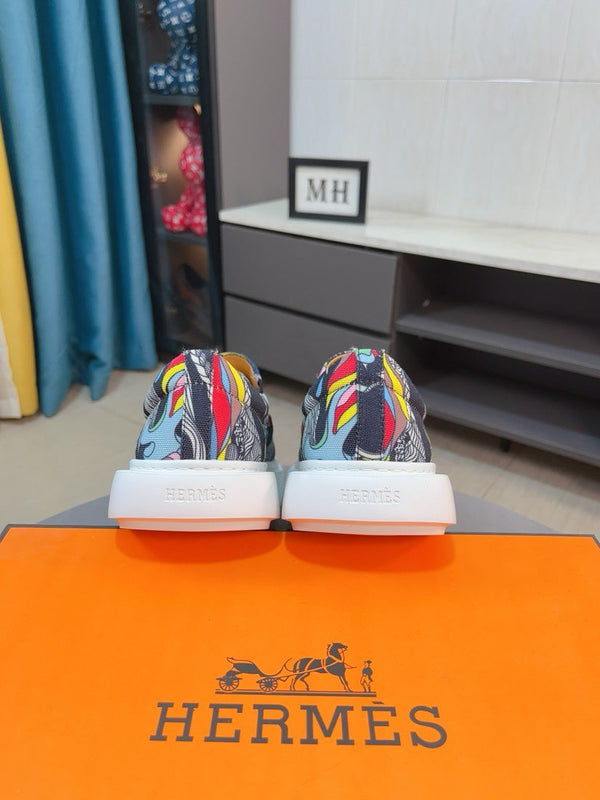 SNEAKER SLIP-ON HM LANCE MULTICOLOR-DENIM INDACO