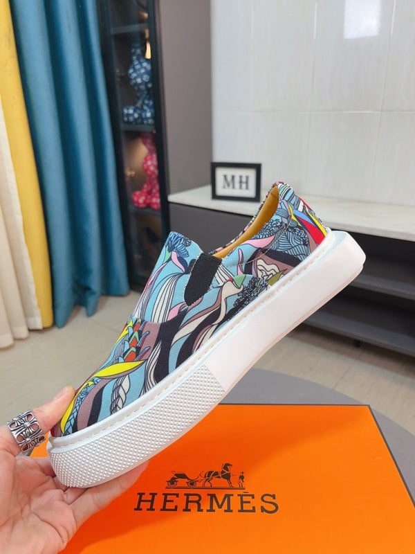SNEAKER SLIP-ON HM LANCE DENIM MULTICOLORE