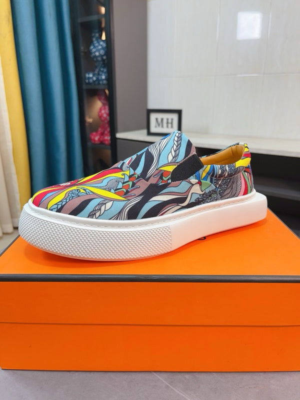 SNEAKER SLIP-ON HM LANCE DENIM MULTICOLORE