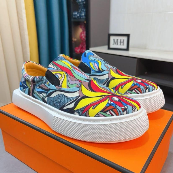 SNEAKER SLIP-ON HM LANCE DENIM MULTICOLORE