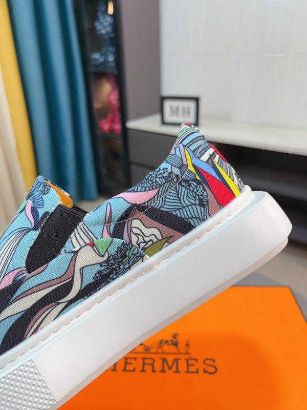 SNEAKER SLIP-ON HM LANCE DENIM MULTICOLORE