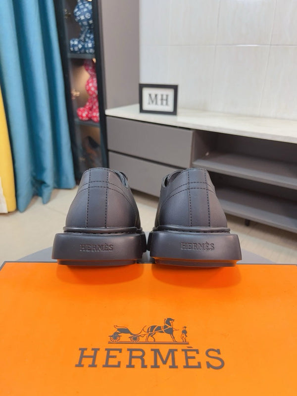 HM IRWIN SNEAKER BLACK CALFSKIN