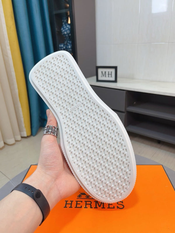 HM IRWIN SNEAKER WHITE CALFSKIN