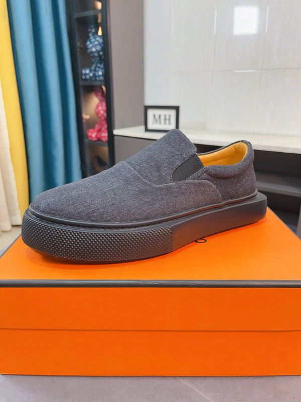 HM LANCE SLIP-ON SNEAKER FOSSIL DENIM