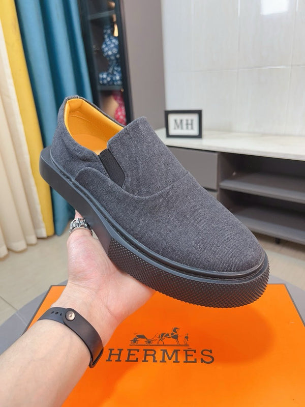 HM LANCE SLIP-ON SNEAKER FOSSIL DENIM