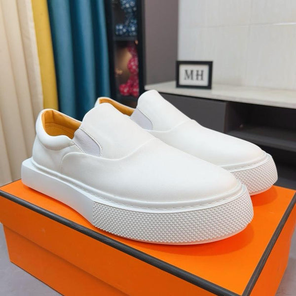 HM LANCE SLIP-ON SNEAKER WHITE CALFSKIN