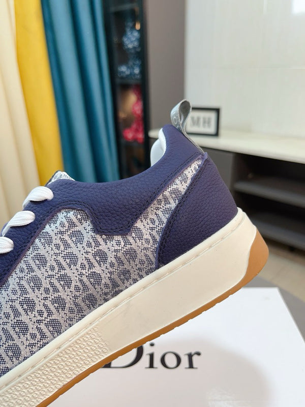 CD RETRO SNEAKER NAVY CALFSKIN