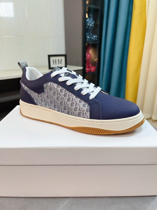 CD RETRO SNEAKER NAVY CALFSKIN