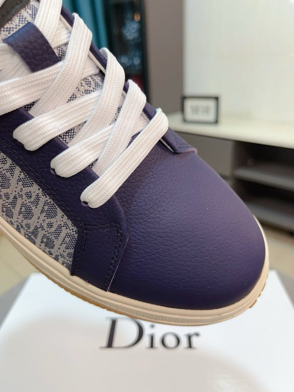 CD RETRO SNEAKER NAVY CALFSKIN