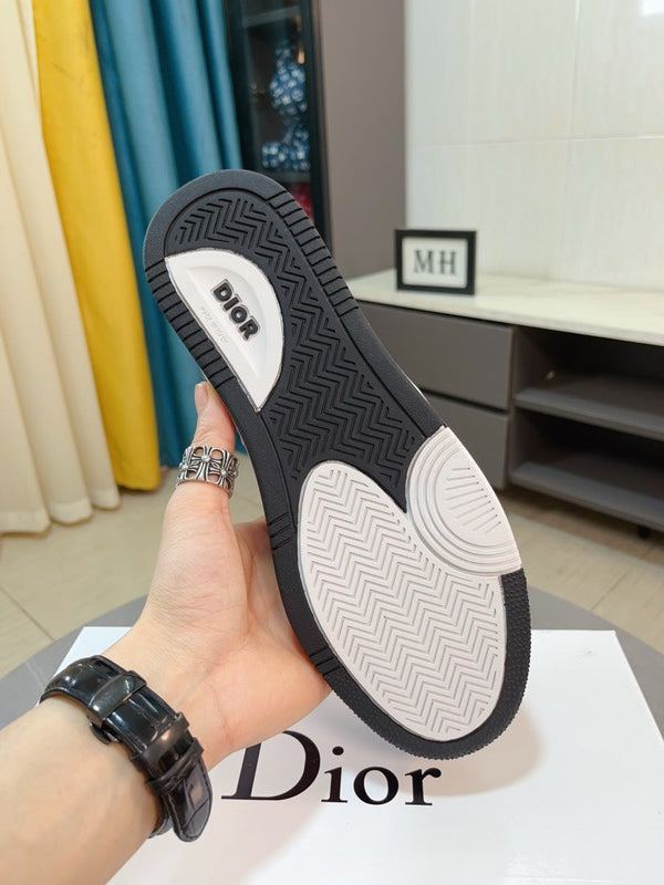 CD B27 LOW-TOP SNEAKER NAVY MONOGRAM CALFSKIN