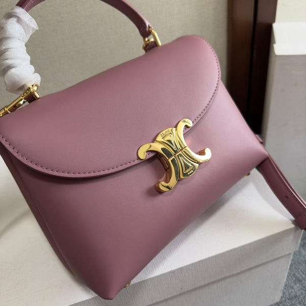 NINO BAG 20 IN OPIUM SOFT CALFSKIN GOLD HARDWARE