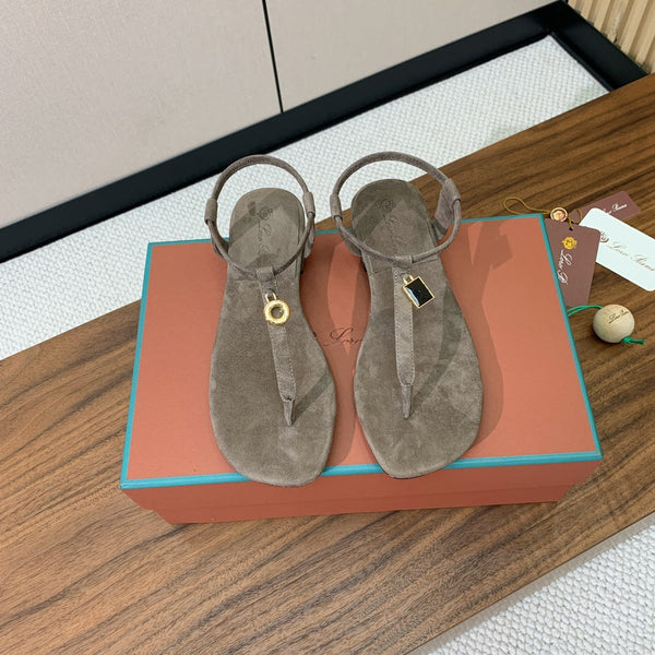 Mindil Sandal Brown Seude