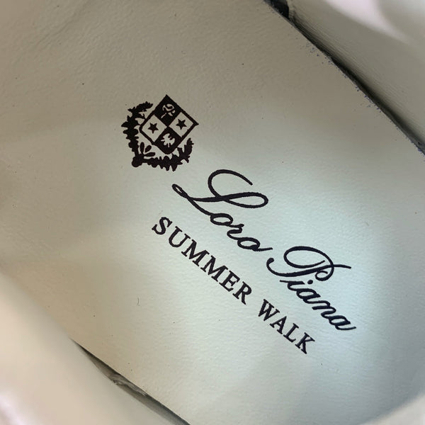 LP NEWPORT WALK SNEAKERS IN CAMOSCIO GRIGIO CHIARO