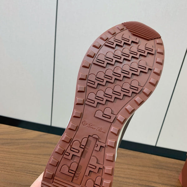 LP Week-End Walk Sneaker In Black Grey Mix Blue Mesh Fabric 984405