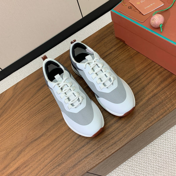 LP Week-End Walk Sneaker In Grey White Mix Black Mesh Fabric 984415