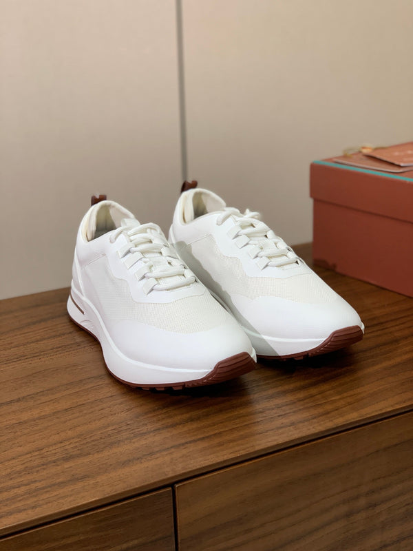 LP Week-End Walk Sneaker In White Mesh Fabric 984416