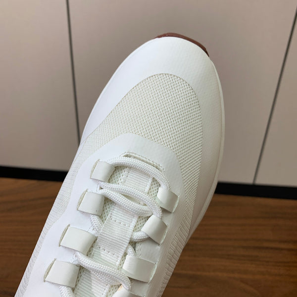 LP Week-End Walk Sneaker In White Mesh Fabric 984416