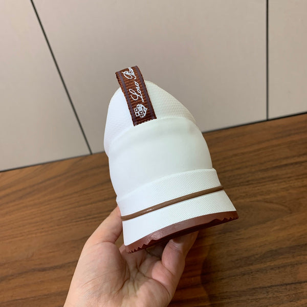 LP Week-End Walk Sneaker In White Mesh Fabric 984416