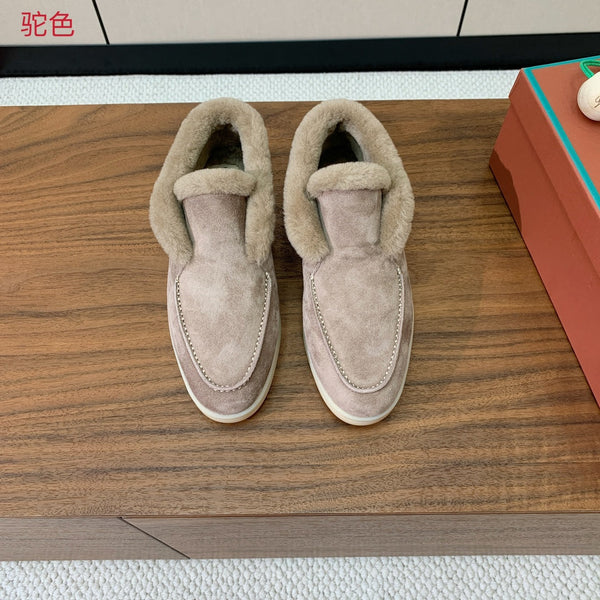 LP Open Walk Chukka Boot Grey Suede Lamb Fur