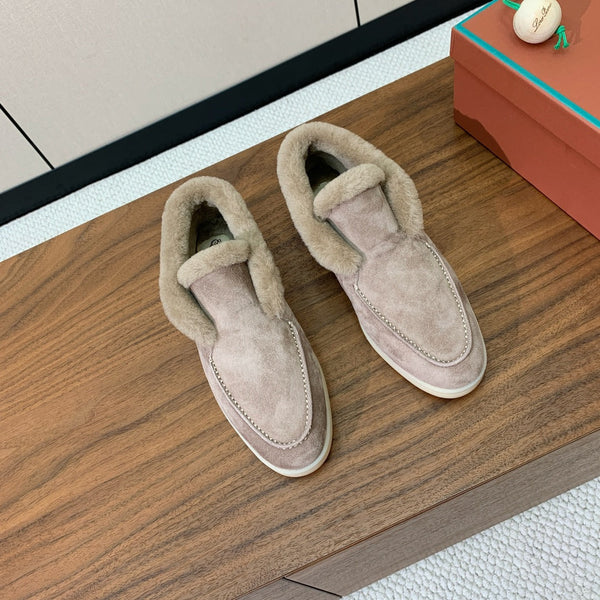 LP Open Walk Chukka Boot Grey Suede Lamb Fur