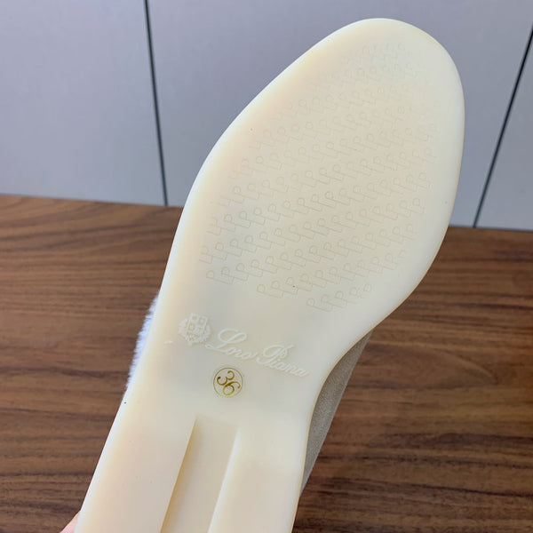 LP Open Walk Chukka Boot Cream Suede Lamb Fur