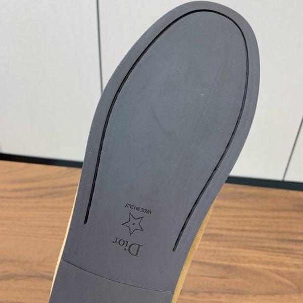 CD Dior Boy Mule Beige Suede Goatskin