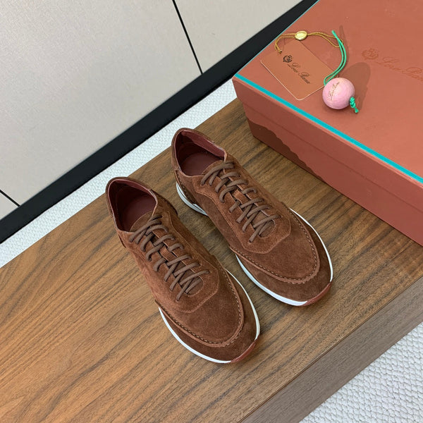 LP Week-End Walk Sneaker In Brown Mocha Suede 984396
