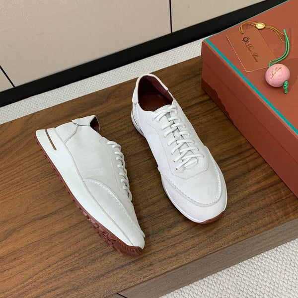 LP Week-End Walk Sneaker In White Suede 984397