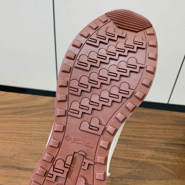 LP Week-End Walk Sneaker In White Suede 984397