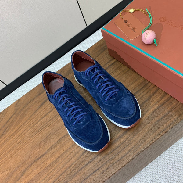 LP Week-End Walk Sneaker In Dark Blue Suede  984400