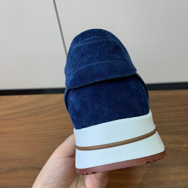 LP Week-End Walk Sneaker In Dark Blue Suede  984400