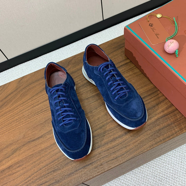 LP Week-End Walk Sneaker In Dark Blue Suede  984400