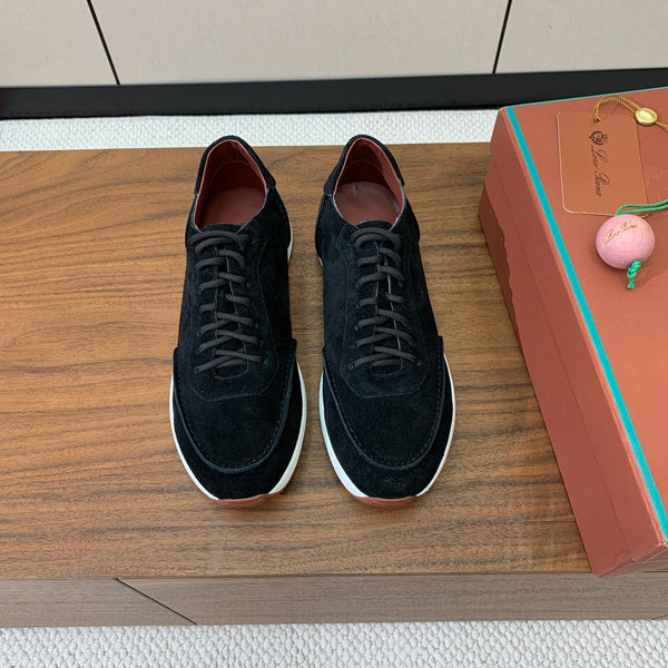 LP Week-End Walk Sneaker In Black Suede 984401