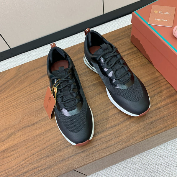 LP Week-End Walk Sneaker In Black Mesh Fabric  984417