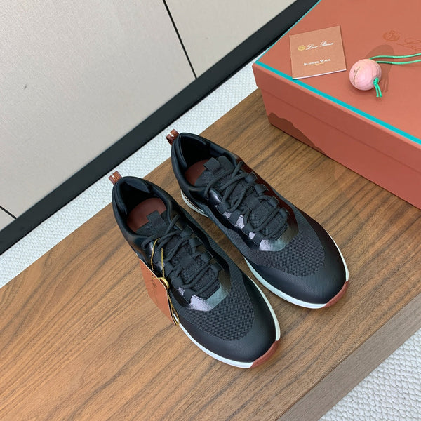 LP Week-End Walk Sneaker In Black Mesh Fabric  984417