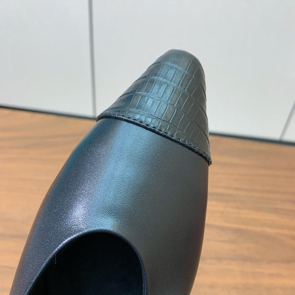 LP Rebecca Ballet Flats In Black Cowhide