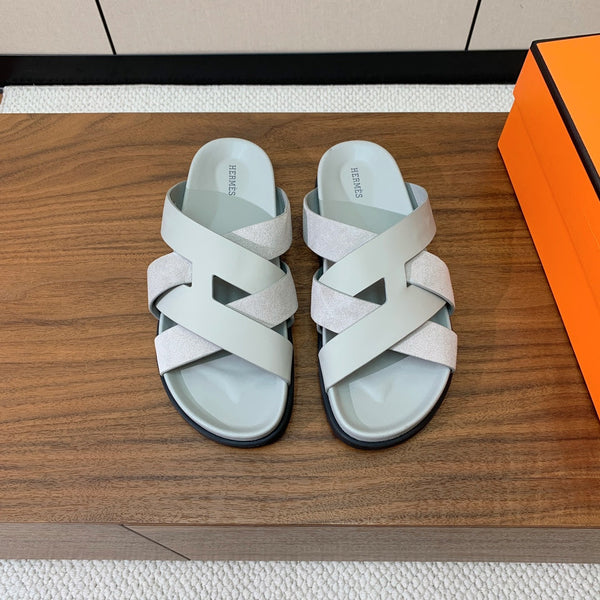 HM Kazimir Sandal baby Blue Suede Calfskin 294038