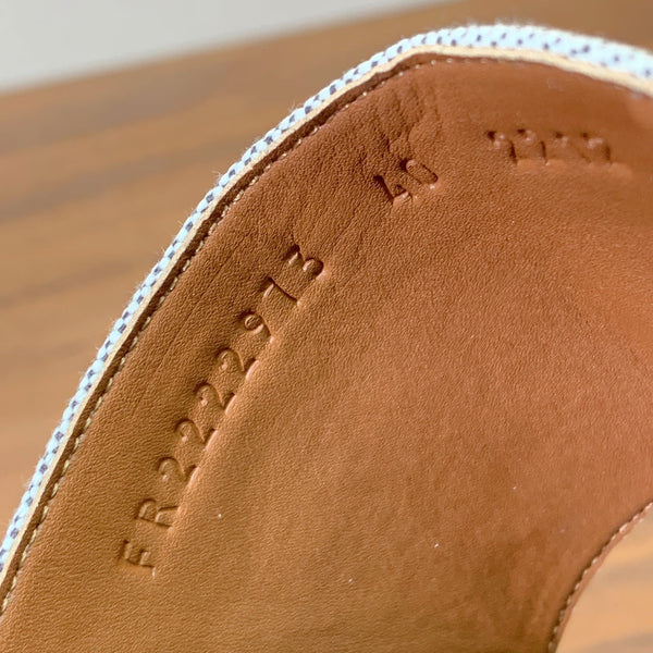 Sandalo HM Jackson in pelle di vitello grigio nero 294042