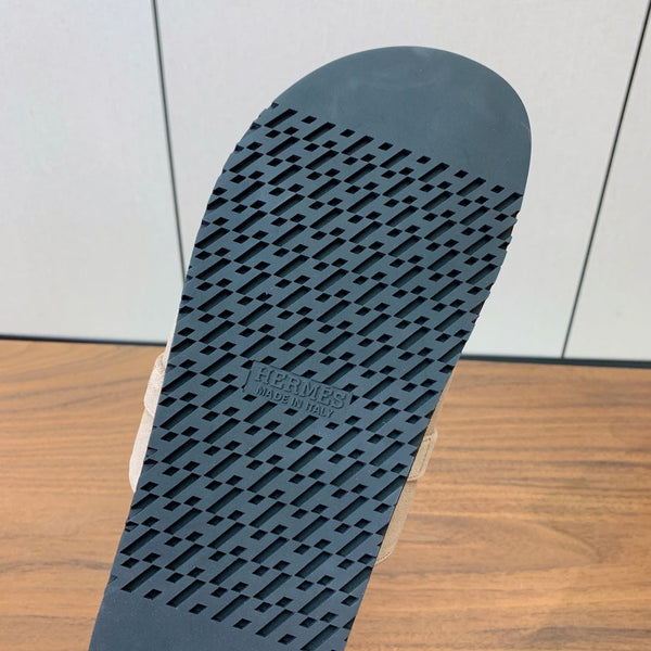 HM Jackson Sandal Pure Beige Suede Calfskin 294049