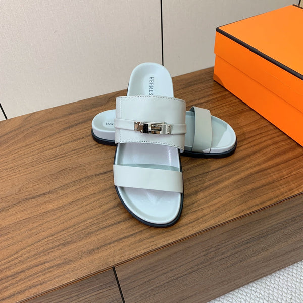 HM Jackson Sandal White Calfskin 294055