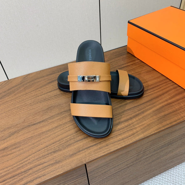 HM Jackson Sandal Brown Cowhide 294058