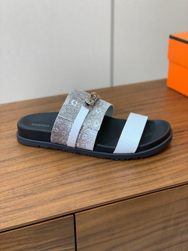 HM Jackson Sandal White Cowhide 294066