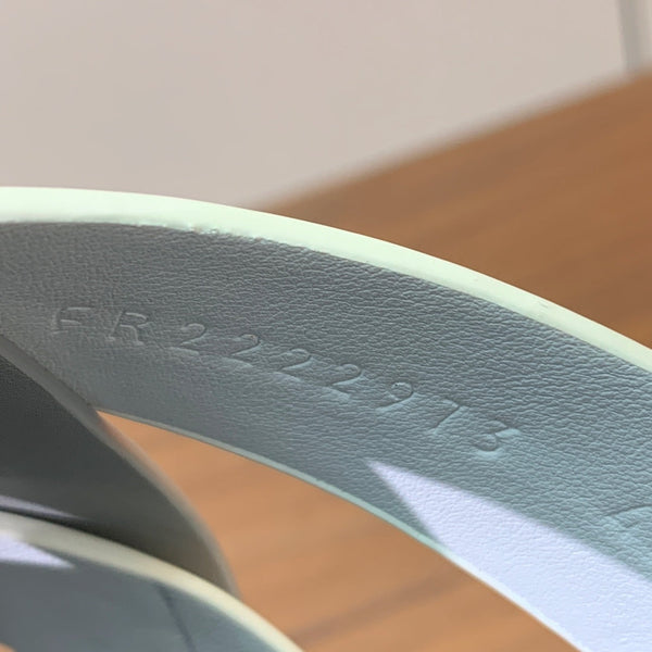 HM Heracles Sandals White Gray Calfskin 294075