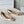 Manolo Diamond Buckle Pumps Pink Gold Mirror Cowhide 451181